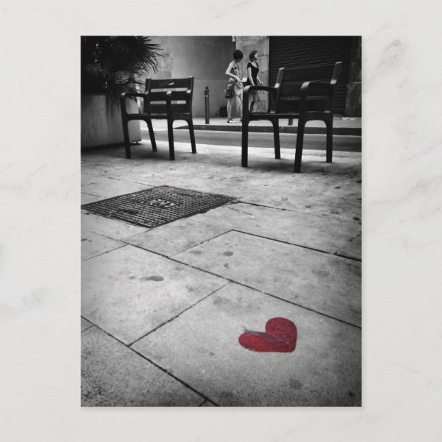 Liebe von Barcelona Postkarte (Vorderseite)