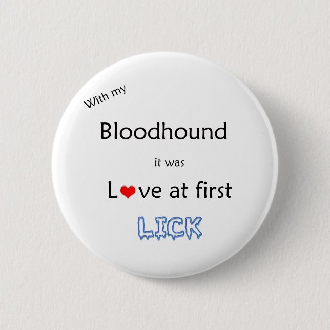 Liebe von Blutkonserven im ersten Schritt - Schalt Button (Vorderseite)