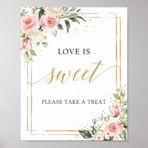 Liebe von Boho blush Poster