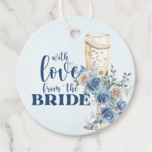Liebe von Bride Etwas Blue Brautparty