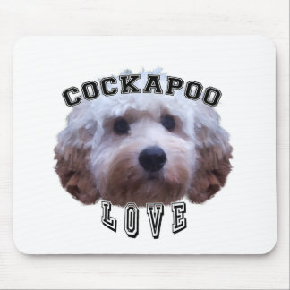 Liebe von Cockapoo Hunden Mousepad