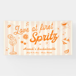 Liebe von First Spritz Bachelorette Willkommen Banner