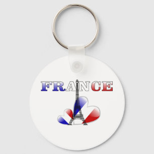 Liebe von Frankreich Schlüsselanhänger