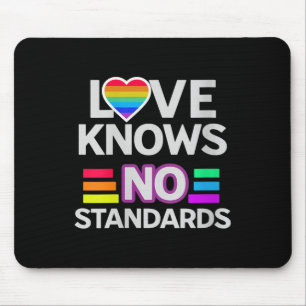 Liebe von Frauen kennt keine Standards Rainbow Pri Mousepad