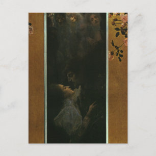 Liebe von Gustav Klimt Postcard Postkarte