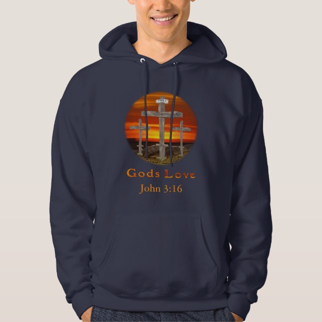 Liebe von Gütern Hoodie (Vorderseite)