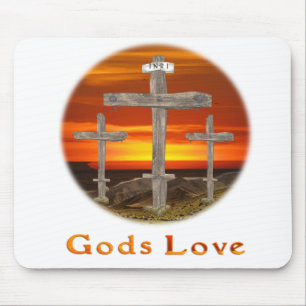 Liebe von Gütern Mousepad