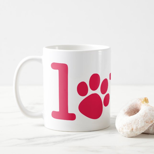 Liebe von Haustieren Kaffeetasse (Mit Donut)