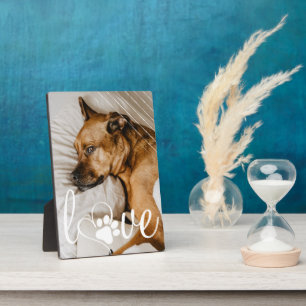Liebe von Haustieren   Pay Print Heft Script Quote Fotoplatte