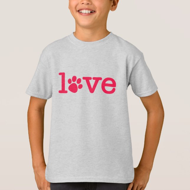 Liebe von Haustieren T-Shirt (Vorderseite)