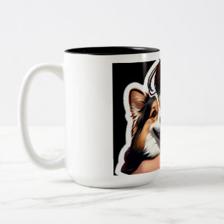 Liebe von Haustieren Zweifarbige Tasse