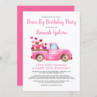 Liebe von Herzladungen von der Geburtstagspartei Einladung