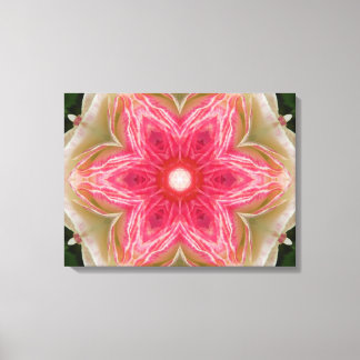 Liebe von Innerhalb Blume Mandala Leinwanddruck