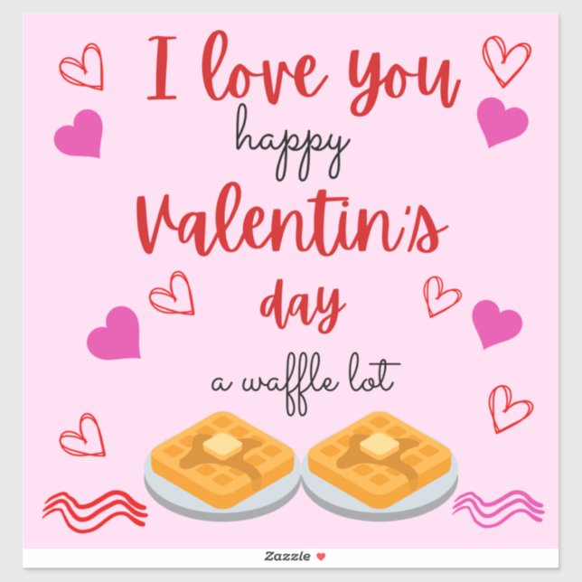 Liebe von Lebensmitteln Aufkleber (Blatt)