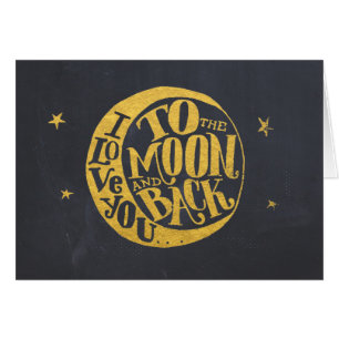 Liebe von Mond und Stars