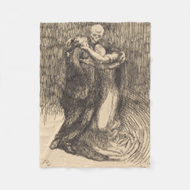 Liebe (von Paul-Albert Besnard) Fleecedecke