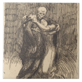 Liebe (von Paul-Albert Besnard) Fliese