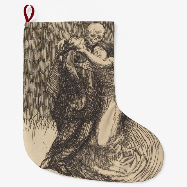 Liebe (von Paul-Albert Besnard) Großer Weihnachtsstrumpf (Vorderseite)