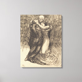 Liebe (von Paul-Albert Besnard) Leinwanddruck