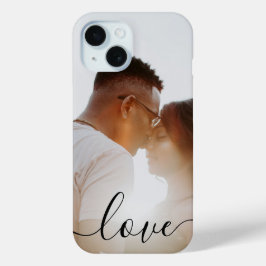 Liebe von personalisiertem Foto und Text-Foto Case-Mate iPhone Hülle