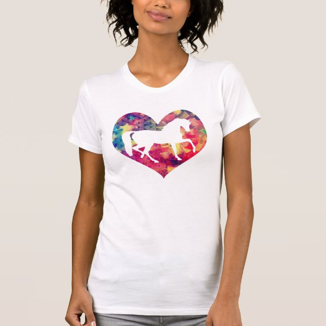 Liebe von Pferden T-Shirt (Vorderseite)