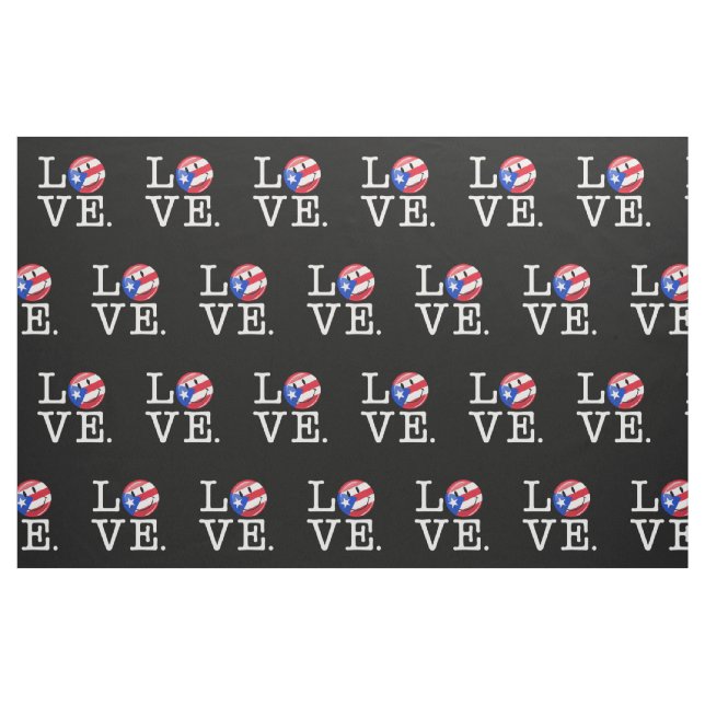 Liebe von Puerto Rico Stoff (Fat Quarter (45,7 x 55,9 cm))
