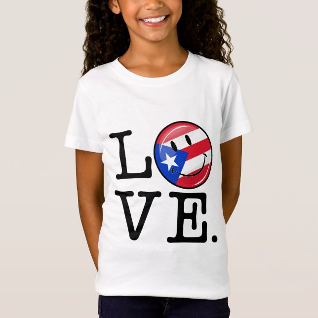 Liebe von Puerto Rico T-Shirt (Vorderseite)