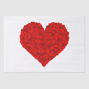 Liebe von Rotem Herzen Valentines für Freundin Fra Seidenpapier