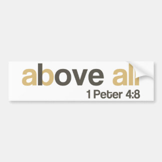 Liebe vor allem autoaufkleber