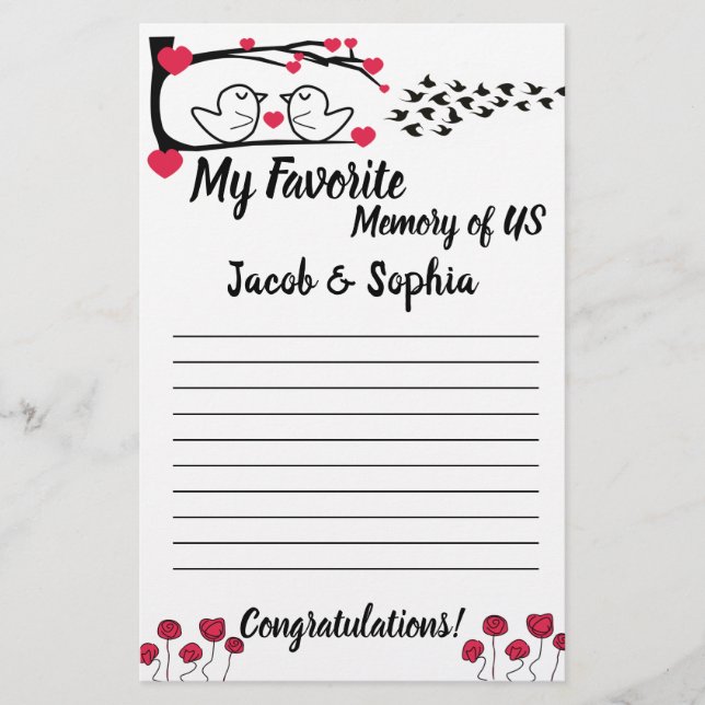 LIEBE VOR MEIN SPEICHERSPEICHER-BRAUTPARTY-SPIELKA FLYER (Vorne)