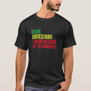 Liebe Vorfahren, ich verstehe die Aufgabe T-Shirt