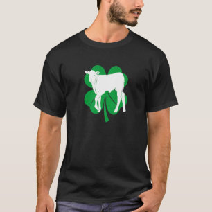 Liebe wachsen Kalb mit Bauer für Vieh T-Shirt