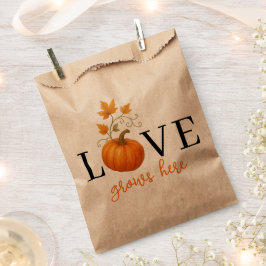 LIEBE wächst hier | Kürbisbriefe Herbst Geschenktütchen