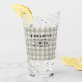 ⭐ LIEBE WÄCHST IN JEDER ECKE - GLAS