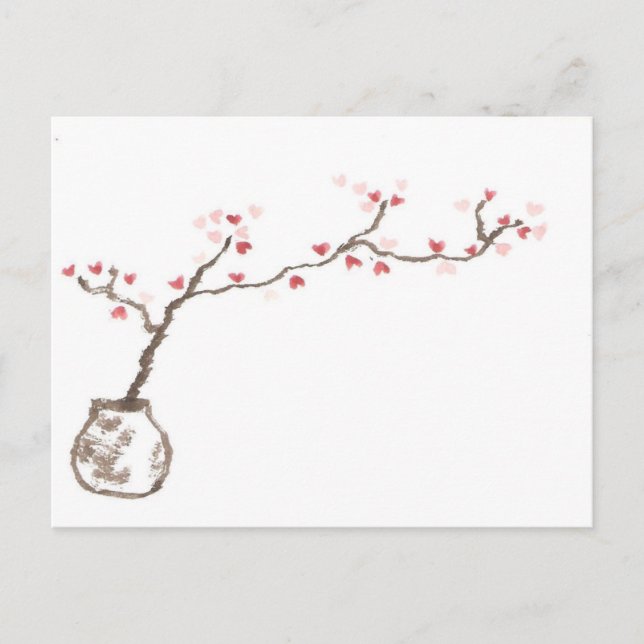 Liebe wächst postkarte (Vorderseite)