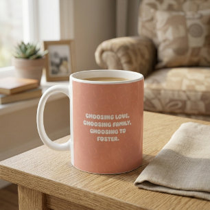 Liebe wählen Familienförderung Lebensentscheidung Kaffeetasse