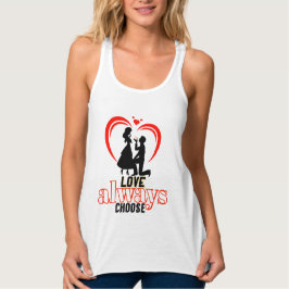💖 Liebe wählt immer "Women's Bella+Leinwand Flowy Tank Top