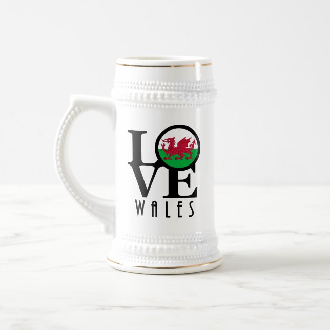 LIEBE Wales Bierglas (Links)