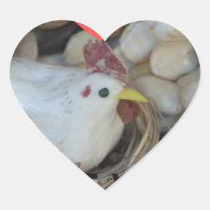 Liebe war in der Luft Herz-Aufkleber