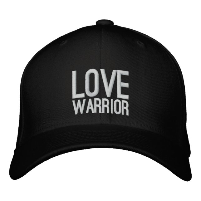 Liebe Warrior bestickte Cap Bestickte Baseballkappe (Vorderseite)