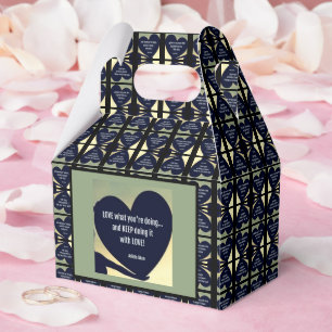 LIEBE Was du tust Favor-Boxen von Adiela Akoo Geschenkschachtel