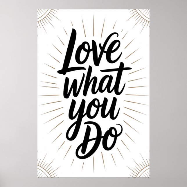 Liebe was du tust poster (Vorne)