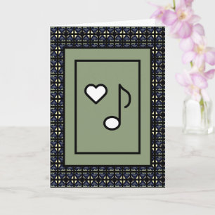 LIEBE Was U macht Grußkarte von Adiela Akoo Karte