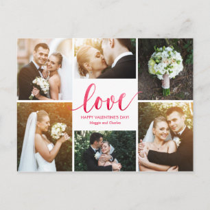 Liebe Wasserfarbe Valentinstag Postkarte