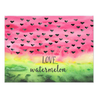 Liebe Watercolor Fotodruck