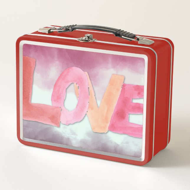 Liebe:WaterColor Lunch Box (Vorderseite)