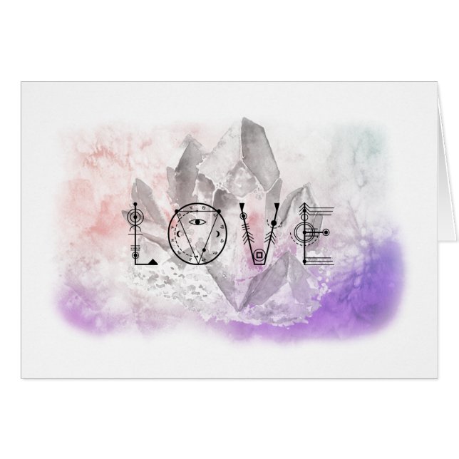 *~* LIEBE weich lila rosa Lavendel (Vorderseite (Horizontal))