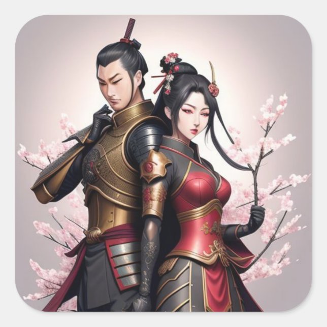 Liebe, weiche Kanten. Quadratischer Aufkleber (Vorderseite)