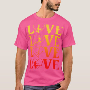 Liebe Weightlift Laufen Basketball Taekwondo Ka T-Shirt
