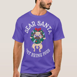 Liebe Weihnachten Mops Holiday Hund Eigentümer Ges T-Shirt